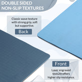 Fitness Mantra® TPE Dual Color Anti-Slip Yoga Mat with Cover Bag for Gym Workout and Yoga Exercise for Men & Women Fitness| 1 Piece| 6mm| 24"x72"| Dual Color| Premium|